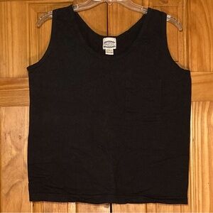 EUC Vintage 90s Separate Issue Sleeveless Top Black Size L Large